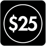$25