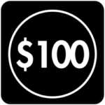 $100